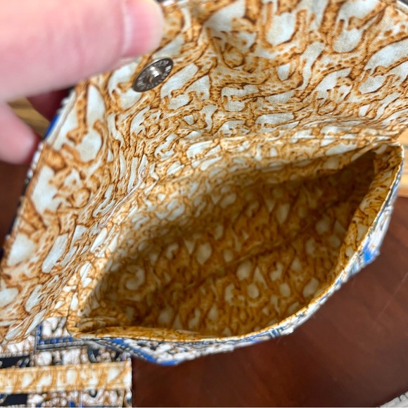 African Safari Print magnetic clasp Clutch Fabric Handmade clutch - Picture 4 of 6